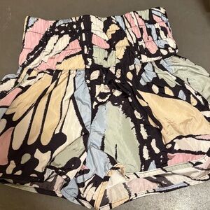 FP Movement by Free People Pastel Abstract Athletic Shorts